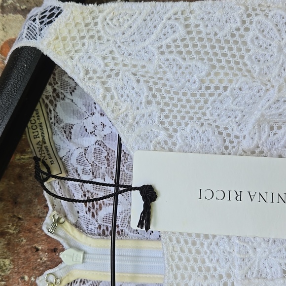 Nina Ricci Lace Crochet Knit Dress Size 2 Nwt - Picture 8 of 9